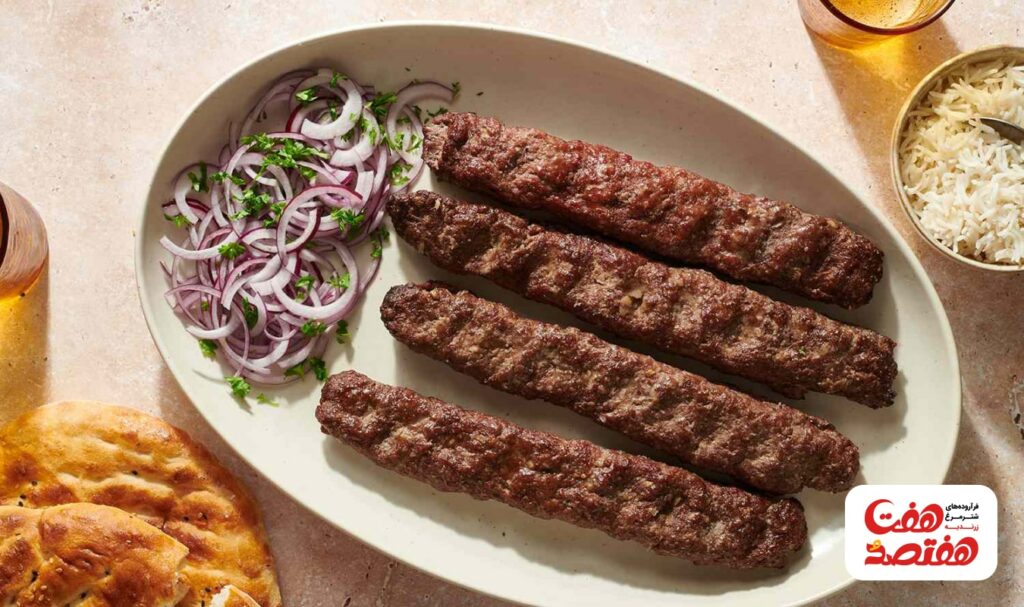 طرز تهیه کباب کوبیده با گوشت شترمرغ